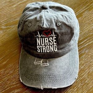 Nurse Strong 🌸 Baseball Hat NWT
